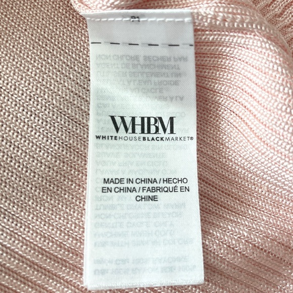 WHBM Keyhole Halter Sweater Tank Pink S NWT - Picture 11 of 12